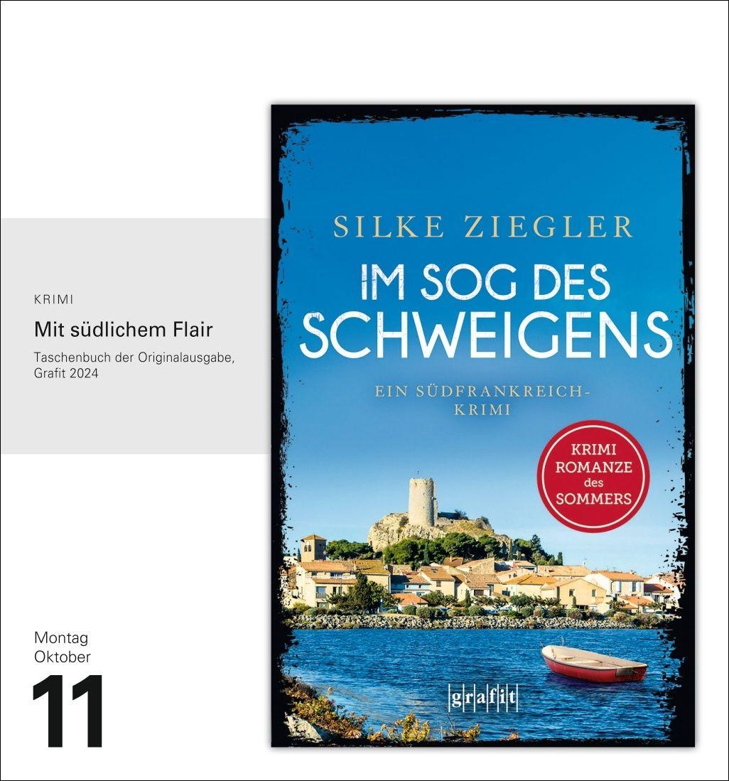 Beispielinhalt (Bild) Literatur Tagesabreißkalender 2027 - Kulturkalender - Autoren, Werke, Hörbücher