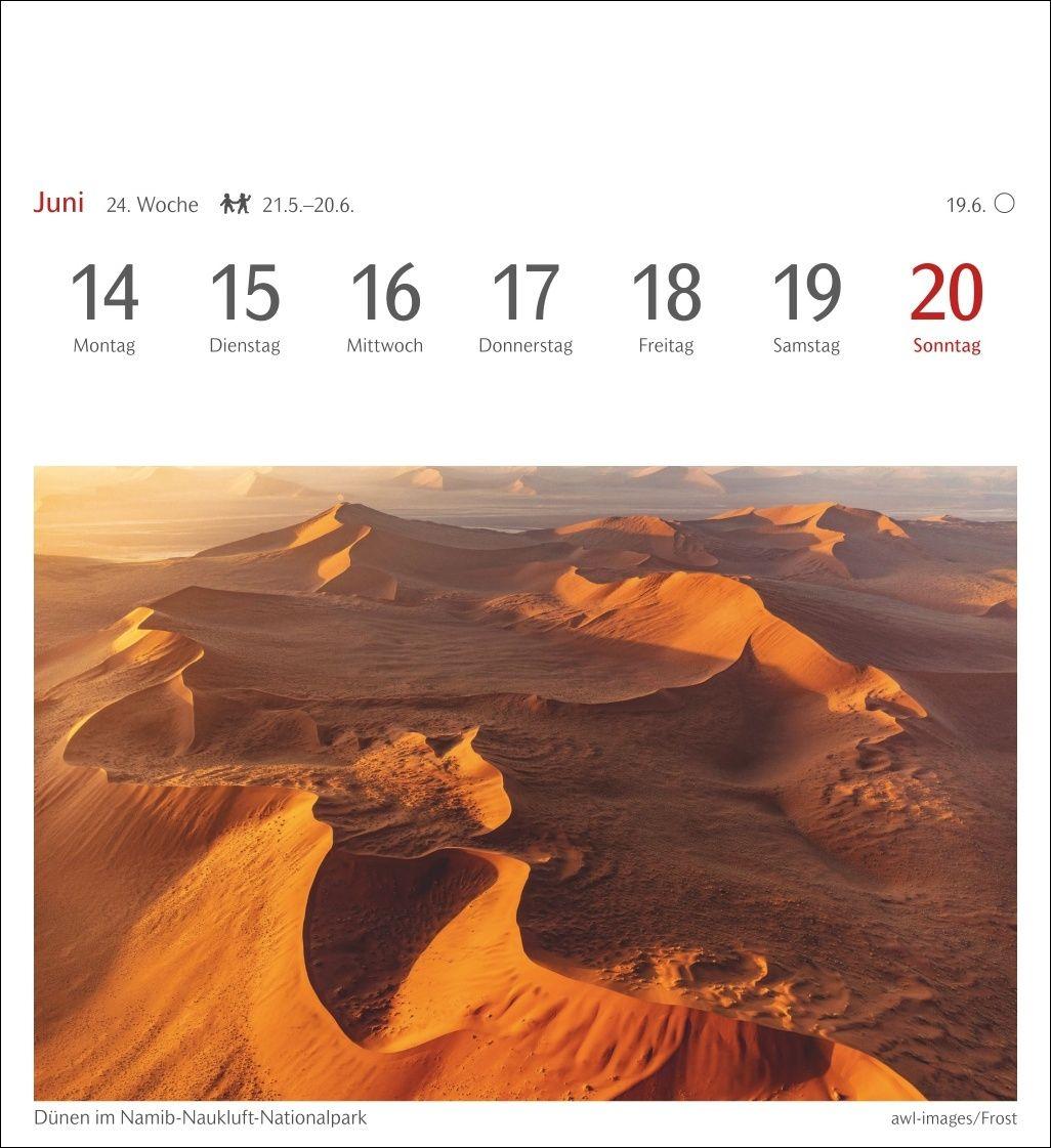 Beispielinhalt (Bild) Farben der Natur Postkartenkalender 2027 - Wochenkalender mit 53 Postkarten