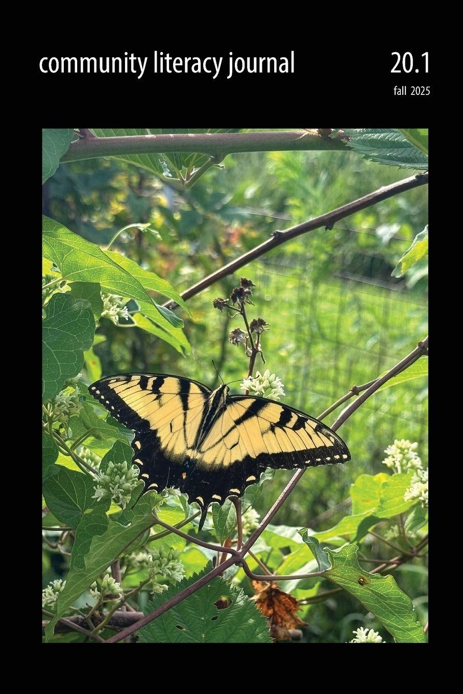 Vorderes Coverbild Community Literacy Journal 20.1 (Fall 2025)