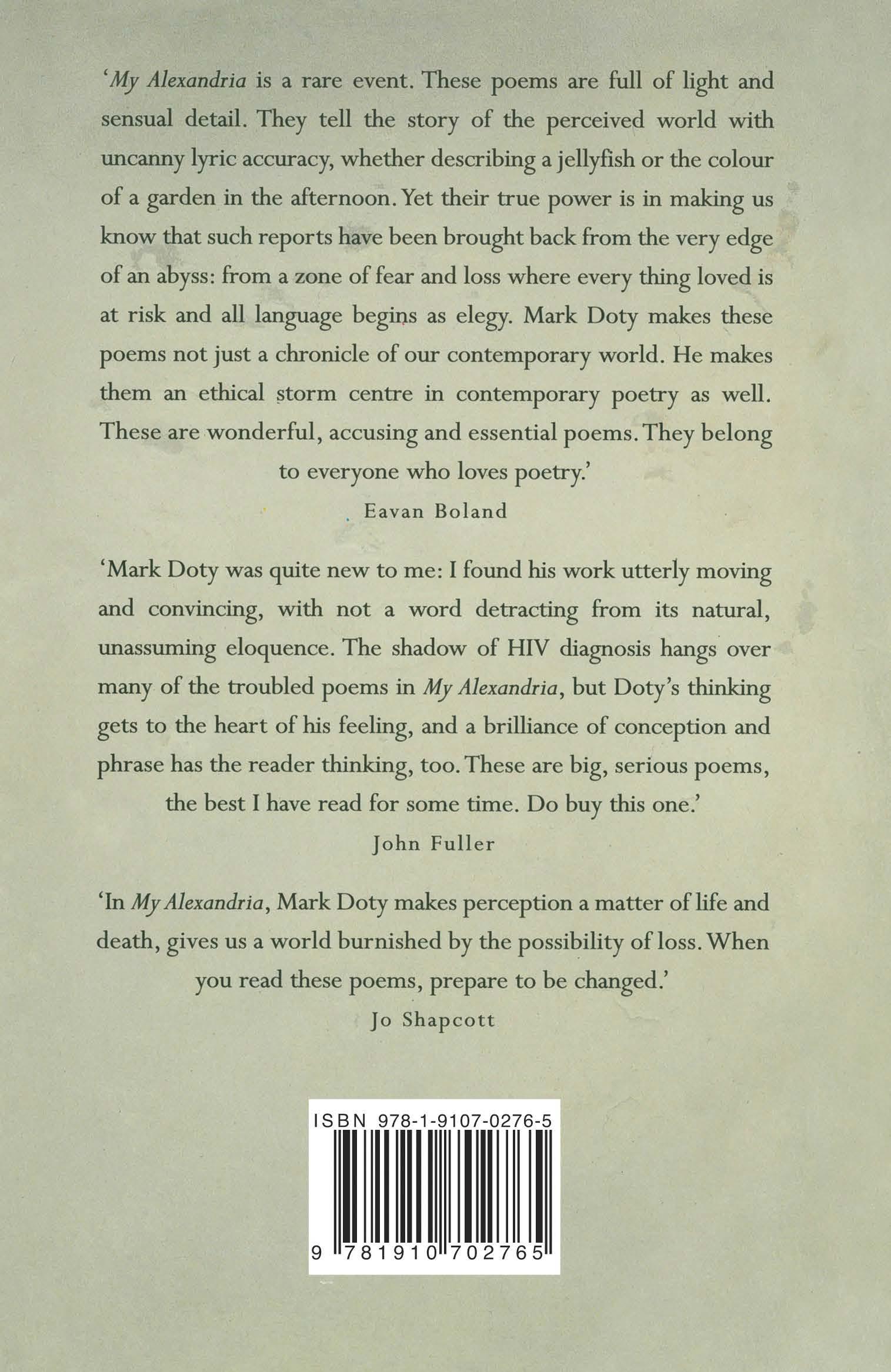 Rückseitencover My Alexandria