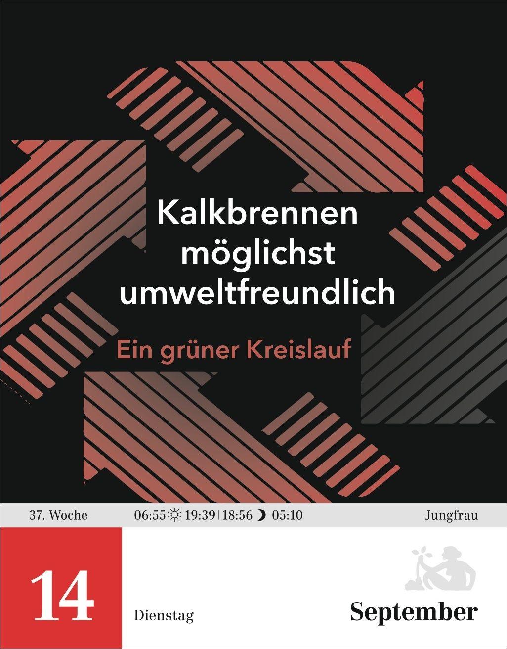 Beispielinhalt (Bild) Einstein für Quanten-Dilettanten Tagesabreißkalender 2027 - Ein vergnüglicher Crashkurs in Sachen Naturwissenschaften