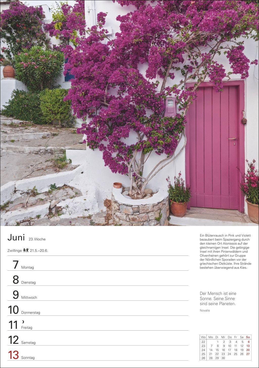 Beispielinhalt (Bild) Mittelmeer Wochenplaner 2027 - Eine Reise in 53 Bildern