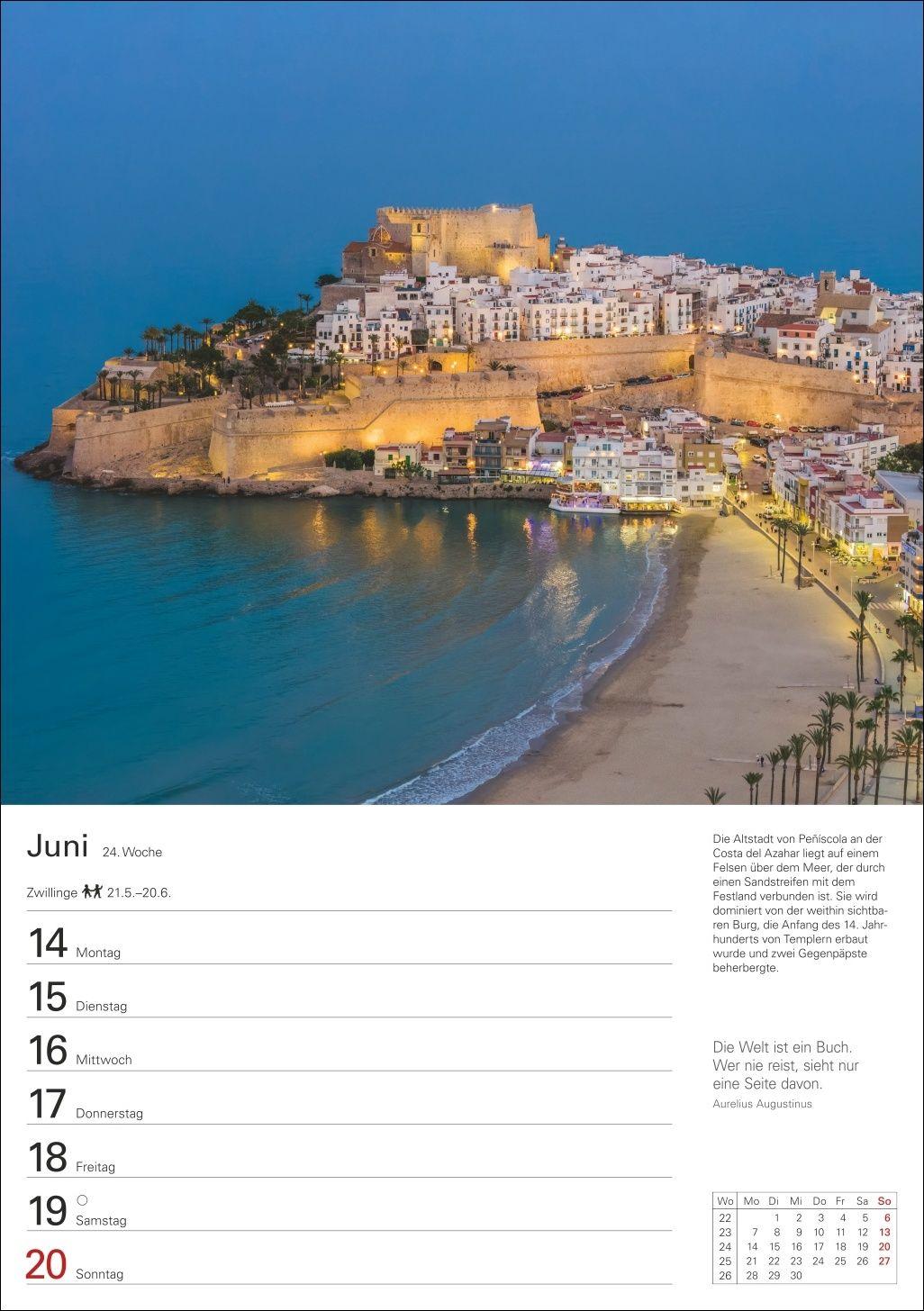 Beispielinhalt (Bild) Mittelmeer Wochenplaner 2027 - Eine Reise in 53 Bildern