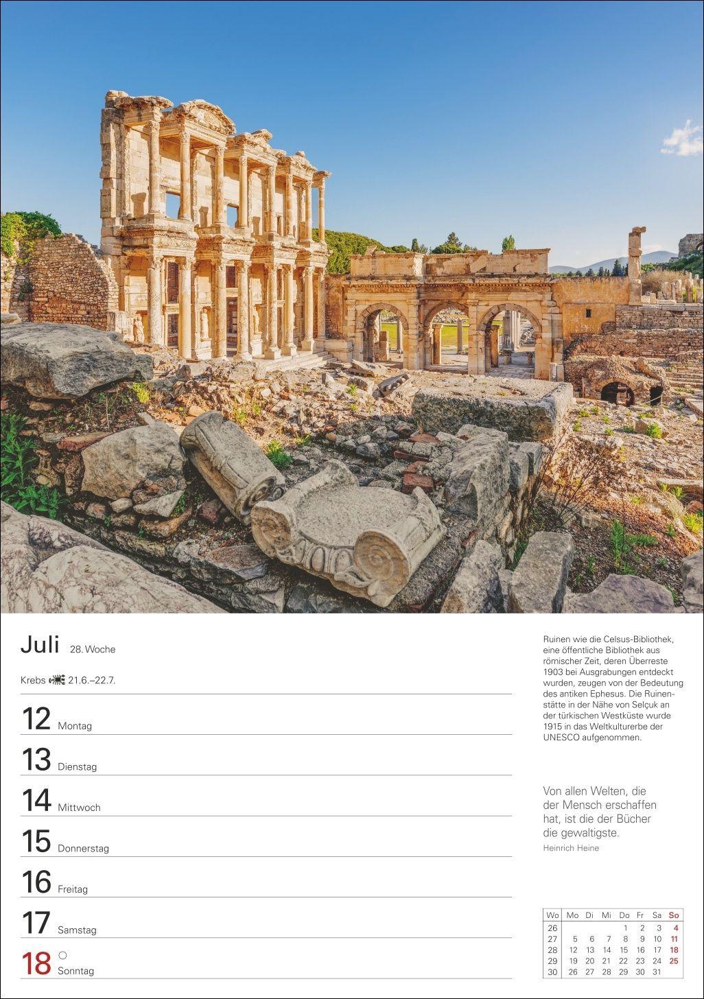 Beispielinhalt (Bild) Mittelmeer Wochenplaner 2027 - Eine Reise in 53 Bildern