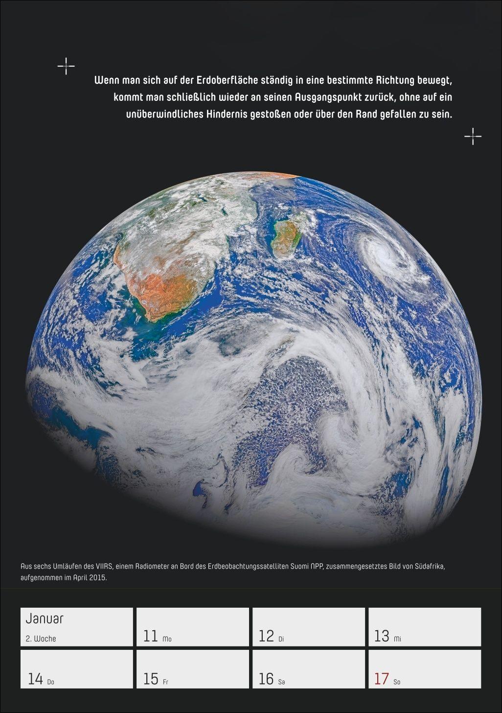 Beispielinhalt (Bild) Stephen Hawking - Universum Wochenplaner 2027 - 53 faszinierende Bilder und Zitate