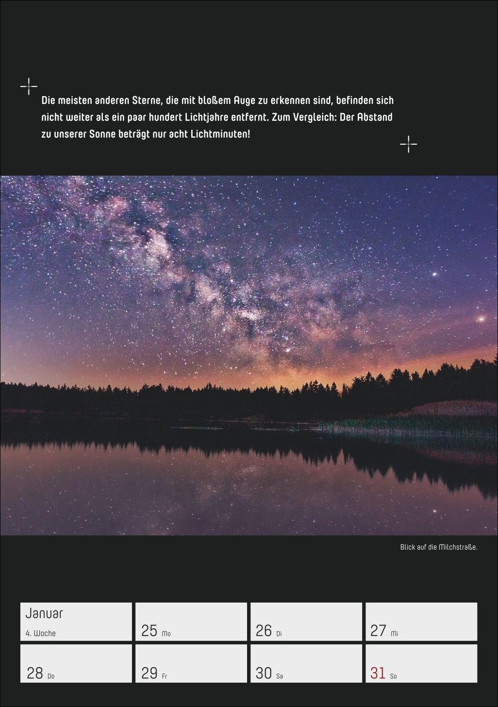 Beispielinhalt (Bild) Stephen Hawking - Universum Wochenplaner 2027 - 53 faszinierende Bilder und Zitate