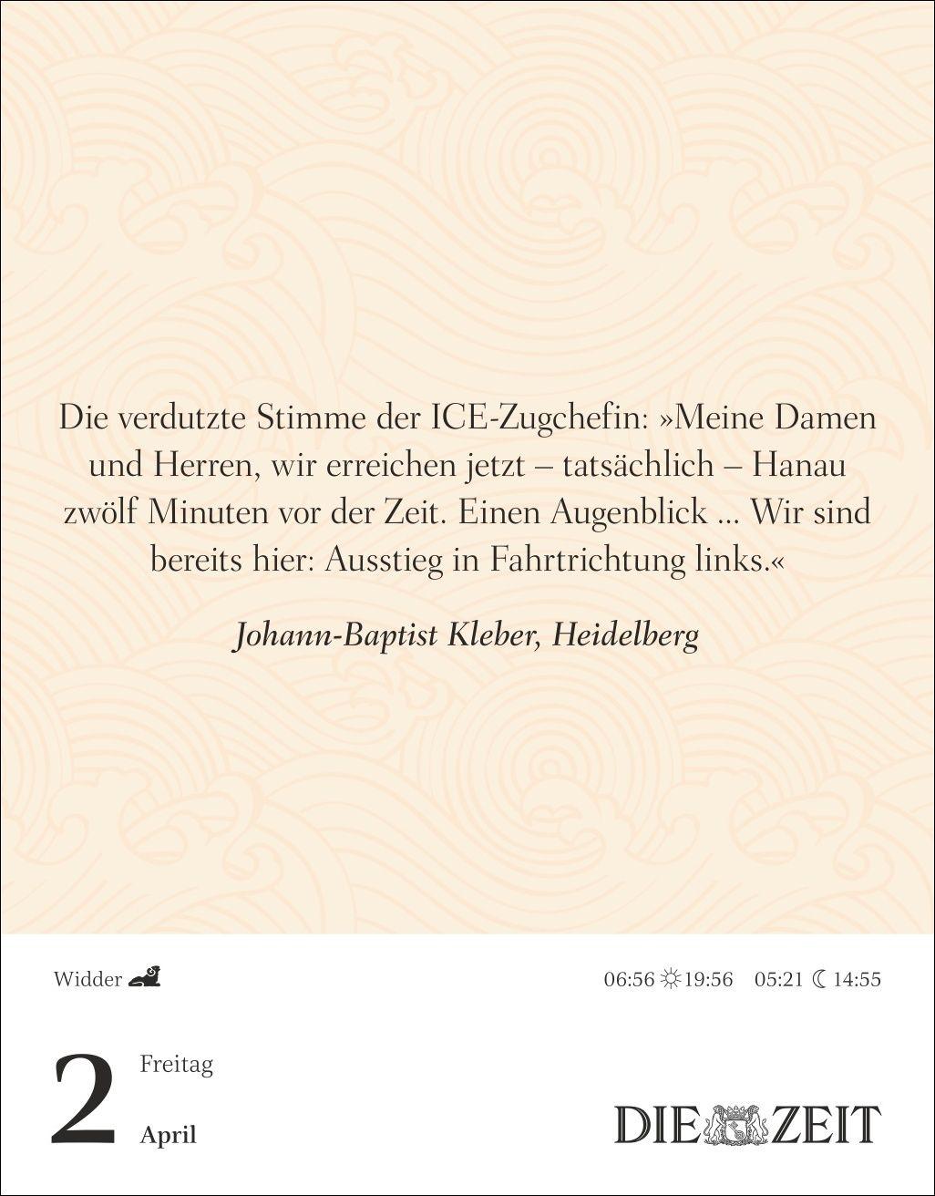 Beispielinhalt (Bild) Was mein Leben reicher macht Tagesabreißkalender 2027 - Glücksmomente für jeden Tag