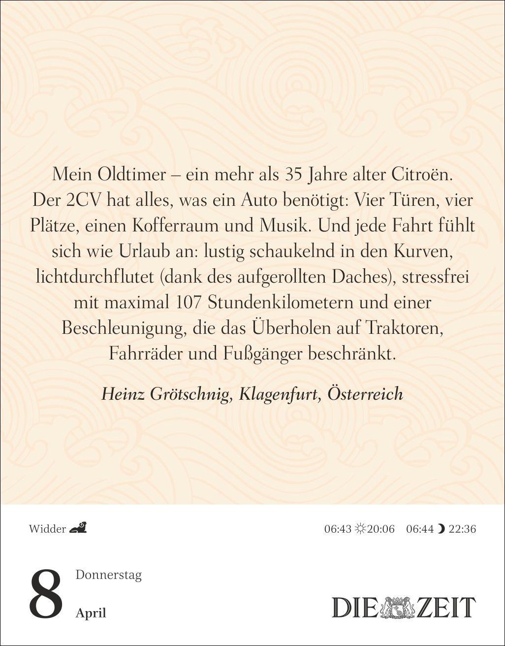 Beispielinhalt (Bild) Was mein Leben reicher macht Tagesabreißkalender 2027 - Glücksmomente für jeden Tag