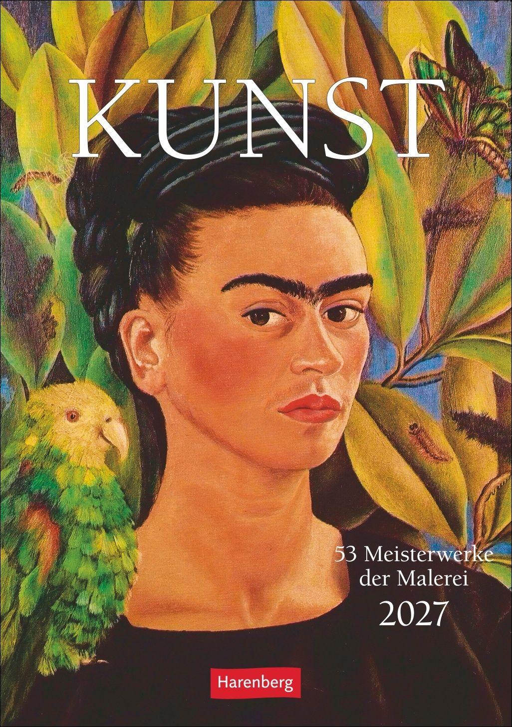 Vorderes Coverbild Kunst Wochen-Kulturkalender 2027 - 53 Meisterwerke der Malerei