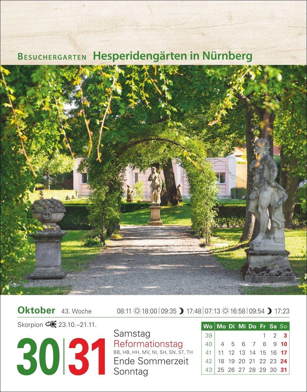 Beispielinhalt (Bild) Mein Garten Tagesabreißkalender 2027 - Praktische Tipps für 2027