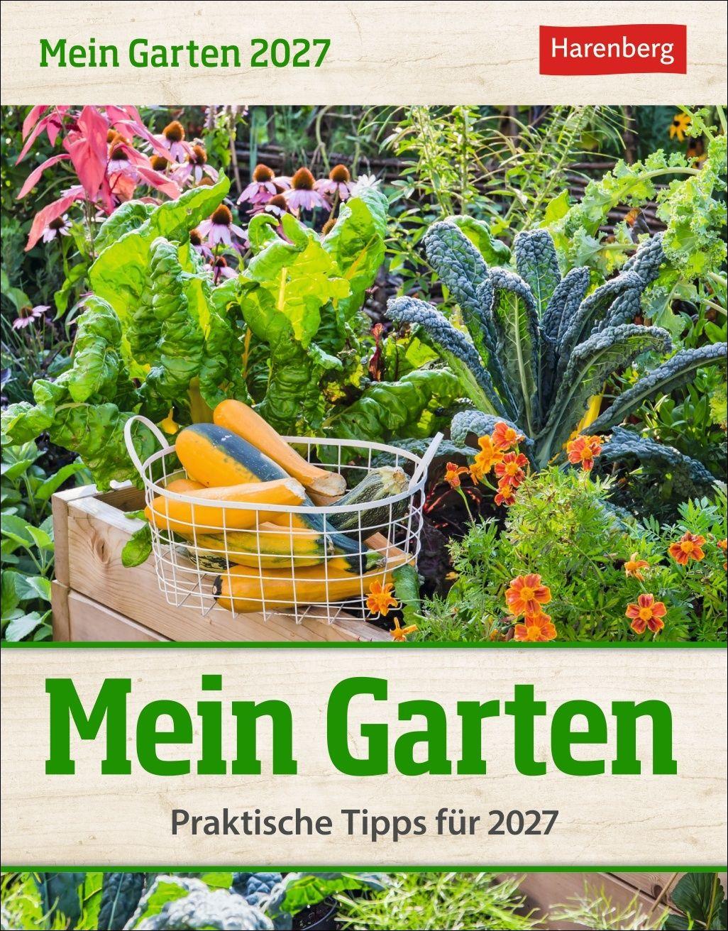 Vorderes Coverbild Mein Garten Tagesabreißkalender 2027 - Praktische Tipps für 2027