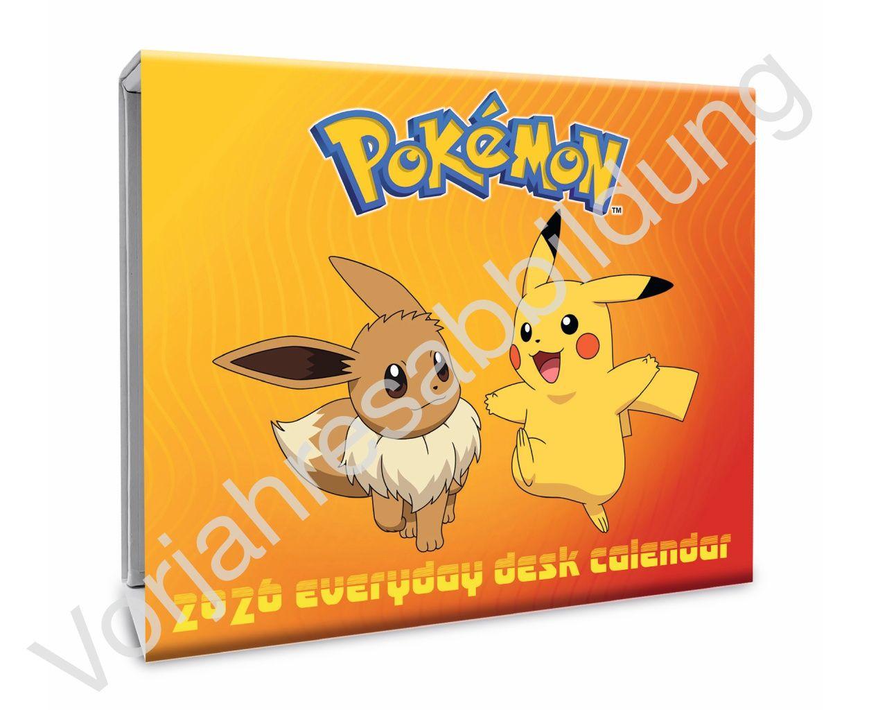 Vorderes Coverbild Pokémon Tagesabreißkalender 2027