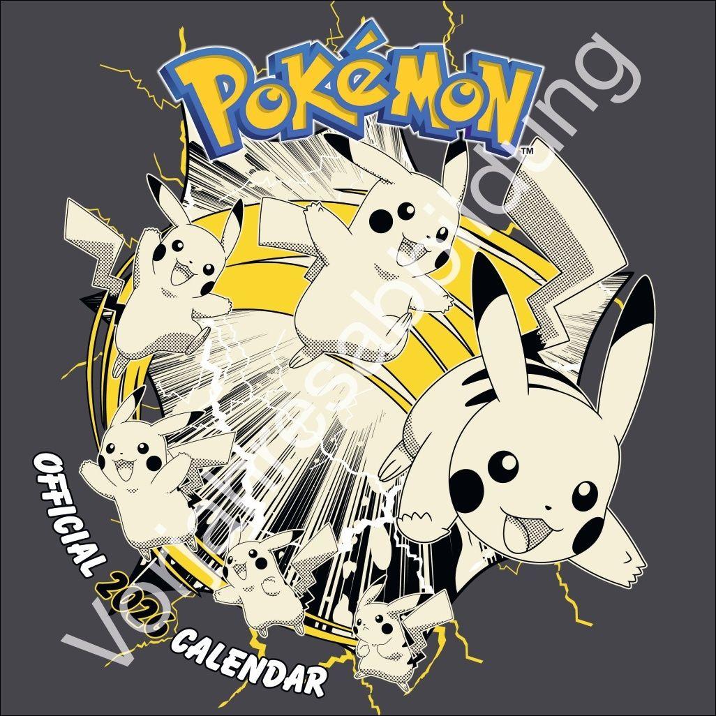 Vorderes Coverbild Pokémon Broschurkalender 2027
