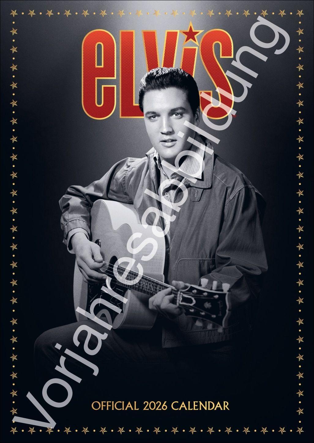 Vorderes Coverbild Elvis Posterkalender 2027