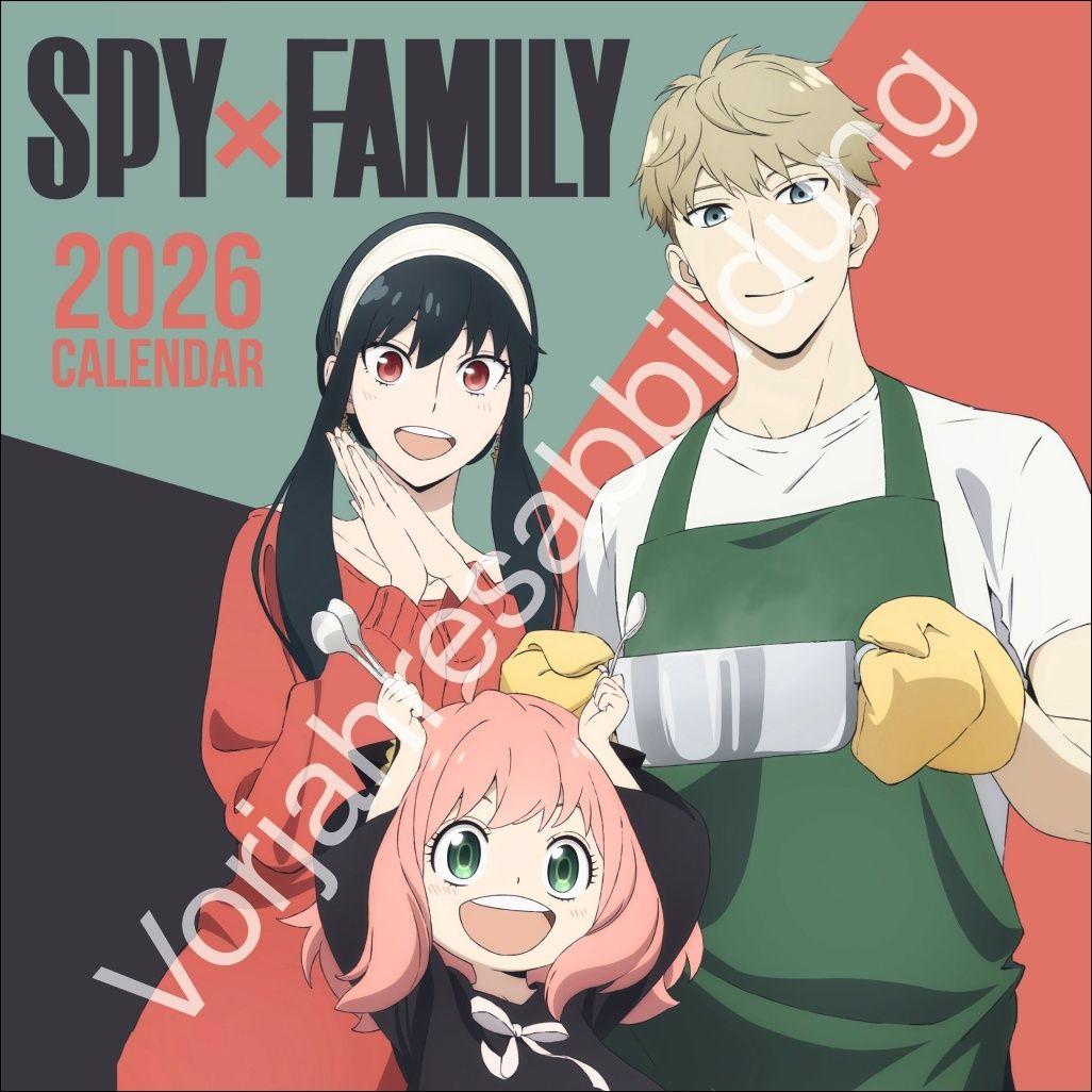 Vorderes Coverbild Spy x Family Broschurkalender 2027
