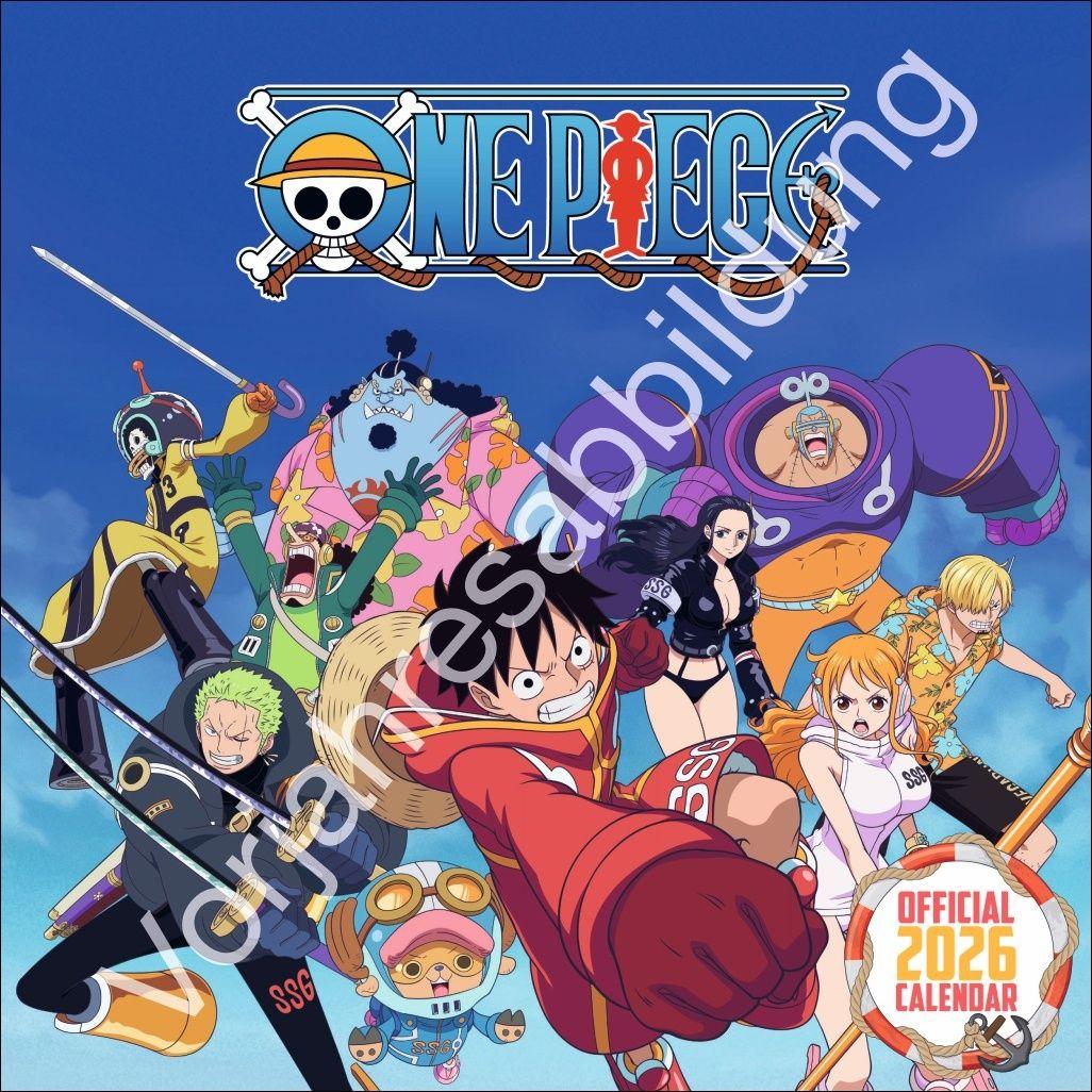 Vorderes Coverbild One Piece Broschurkalender 2027