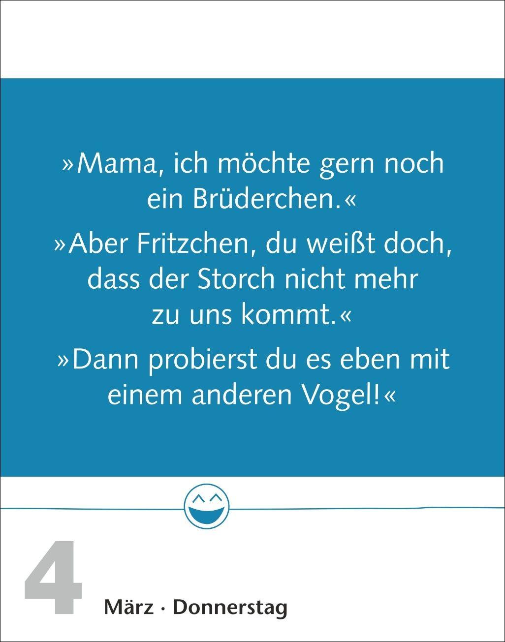 Beispielinhalt (Bild) Beste Witze Tagesabreißkalender 2027