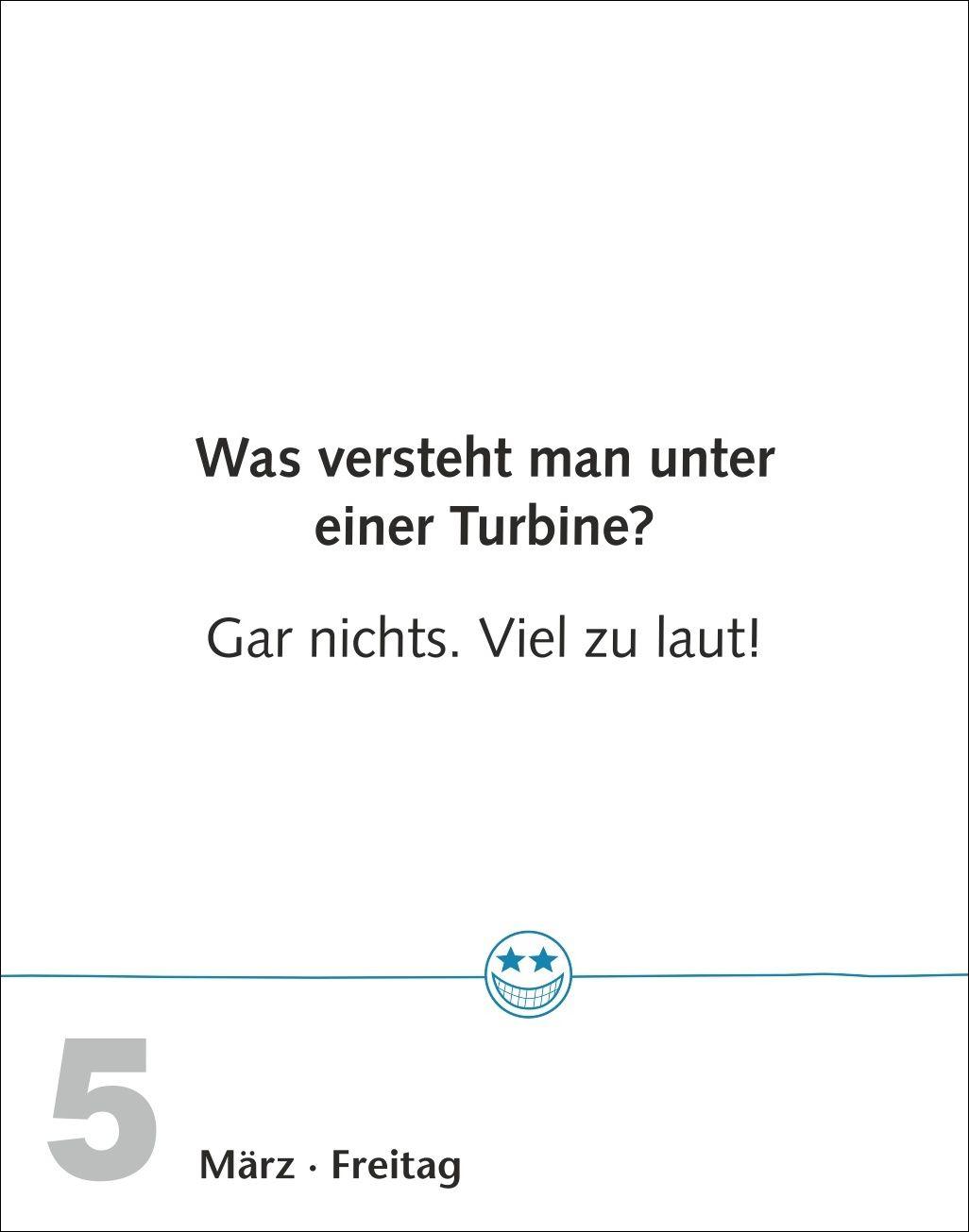 Beispielinhalt (Bild) Beste Witze Tagesabreißkalender 2027