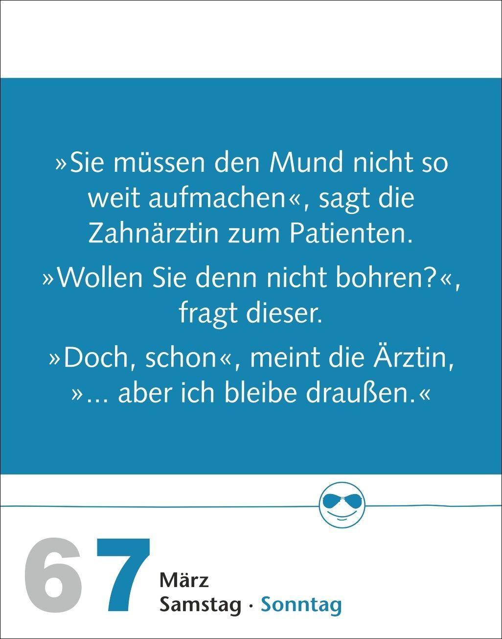 Beispielinhalt (Bild) Beste Witze Tagesabreißkalender 2027