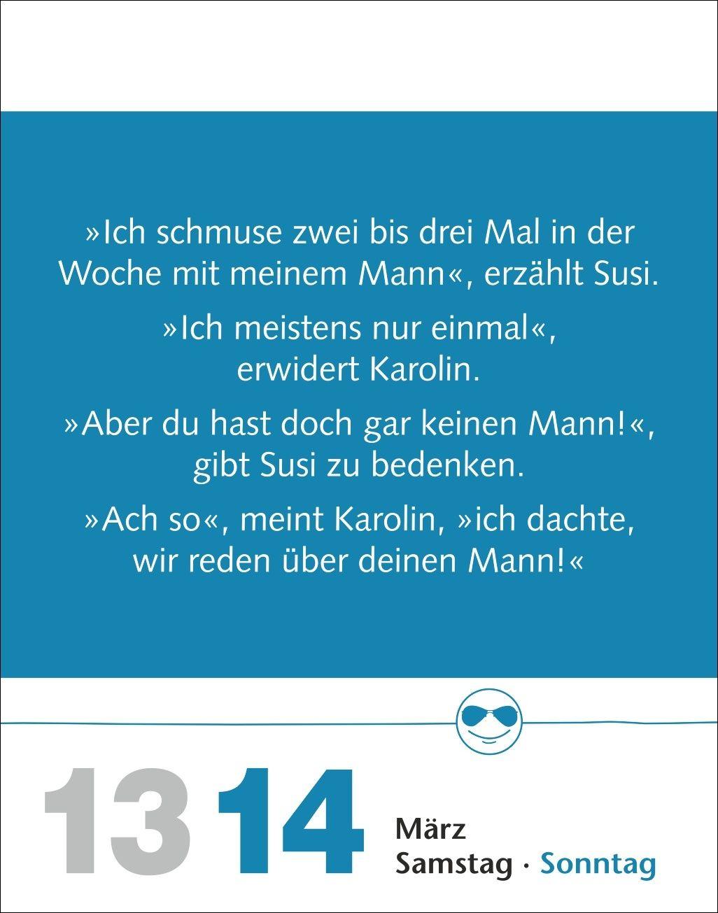 Beispielinhalt (Bild) Beste Witze Tagesabreißkalender 2027