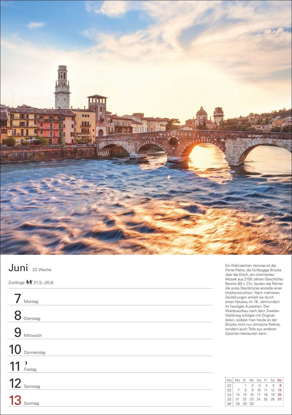 Beispielinhalt (Bild) Italien Wochenplaner 2027 - Eine Reise in 53 Bildern