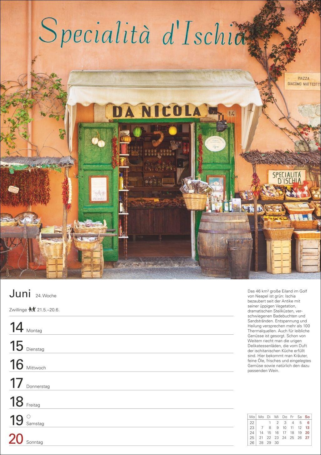 Beispielinhalt (Bild) Italien Wochenplaner 2027 - Eine Reise in 53 Bildern