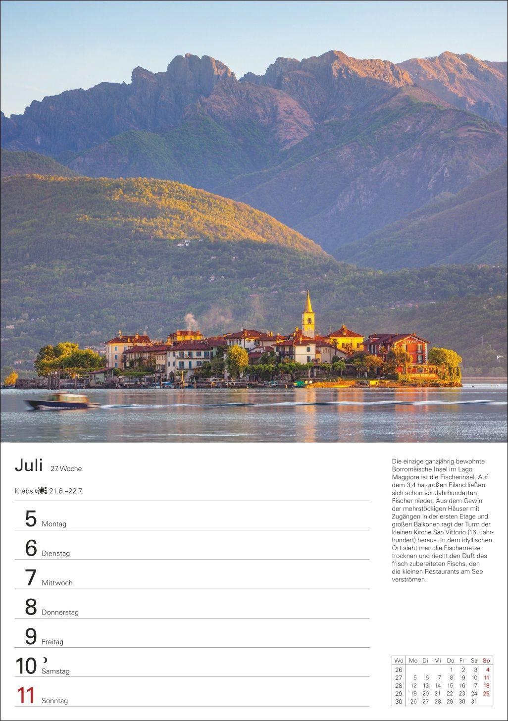 Beispielinhalt (Bild) Italien Wochenplaner 2027 - Eine Reise in 53 Bildern