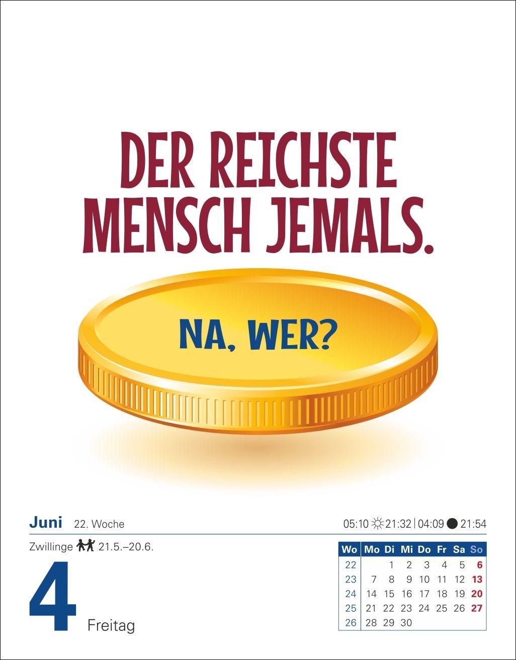 Beispielinhalt (Bild) Was so nicht im Lexikon steht Tagesabreißkalender 2027 - Kuriositäten, Histörchen und merkwürdige Geschichten