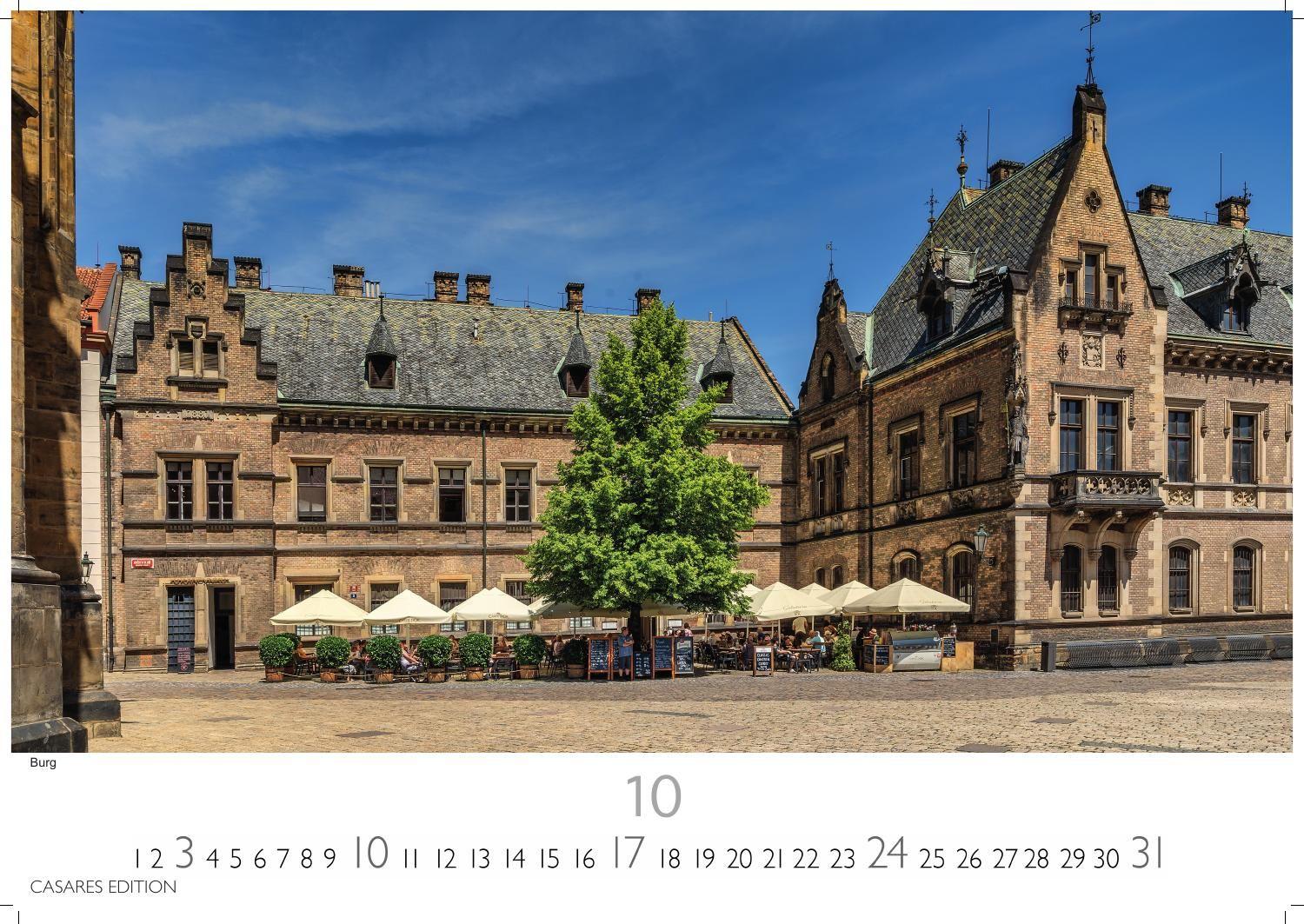 Beispielinhalt (Bild) Prag Kalender 2027 - Wandkalender | Fotokalender 35x50cm Grosses Format - Hochwertige Fotos von Prags bekanntesten Bauwerken, historischen Plätzen und malerischen Ecken