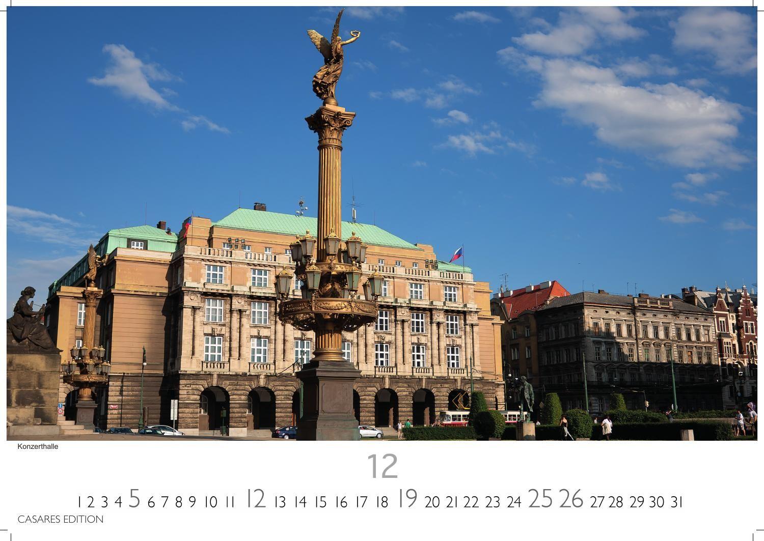 Beispielinhalt (Bild) Prag Kalender 2027 - Wandkalender | Fotokalender 35x50cm Grosses Format - Hochwertige Fotos von Prags bekanntesten Bauwerken, historischen Plätzen und malerischen Ecken