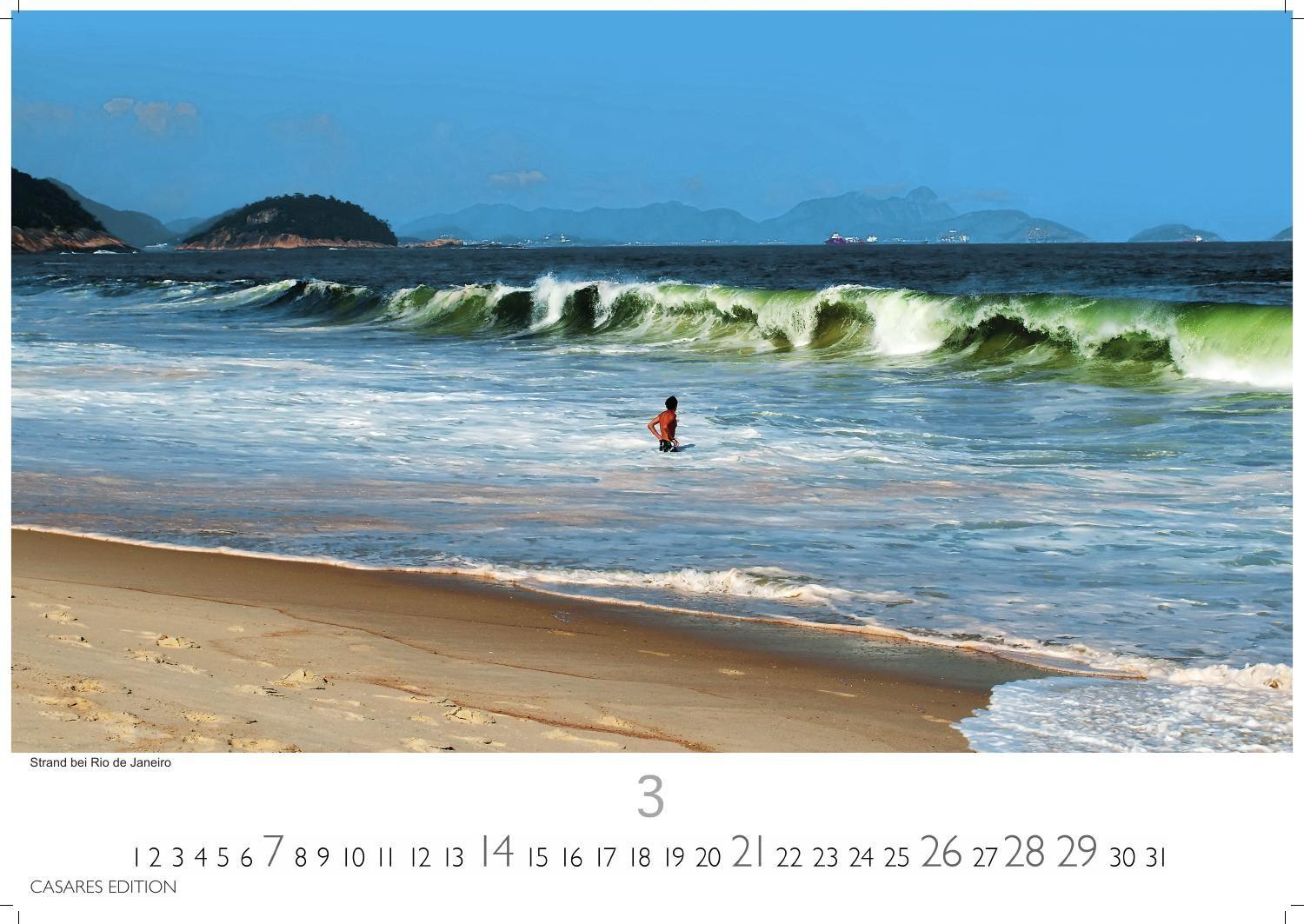 Beispielinhalt (Bild) Brasilien Kalender 2027 - Wandkalender | Fotokalender Südamerika 35x50cm - Farbenfrohe Natur, lebendige Kultur & traumhafte Landschaften als Deko & Geschenkidee