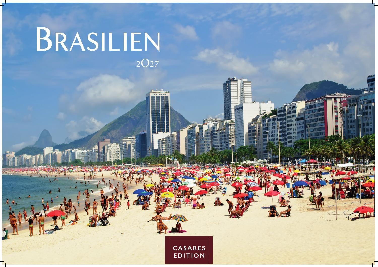 Vorderes Coverbild Brasilien Kalender 2027 - Wandkalender | Fotokalender Südamerika 35x50cm - Farbenfrohe Natur, lebendige Kultur & traumhafte Landschaften als Deko & Geschenkidee