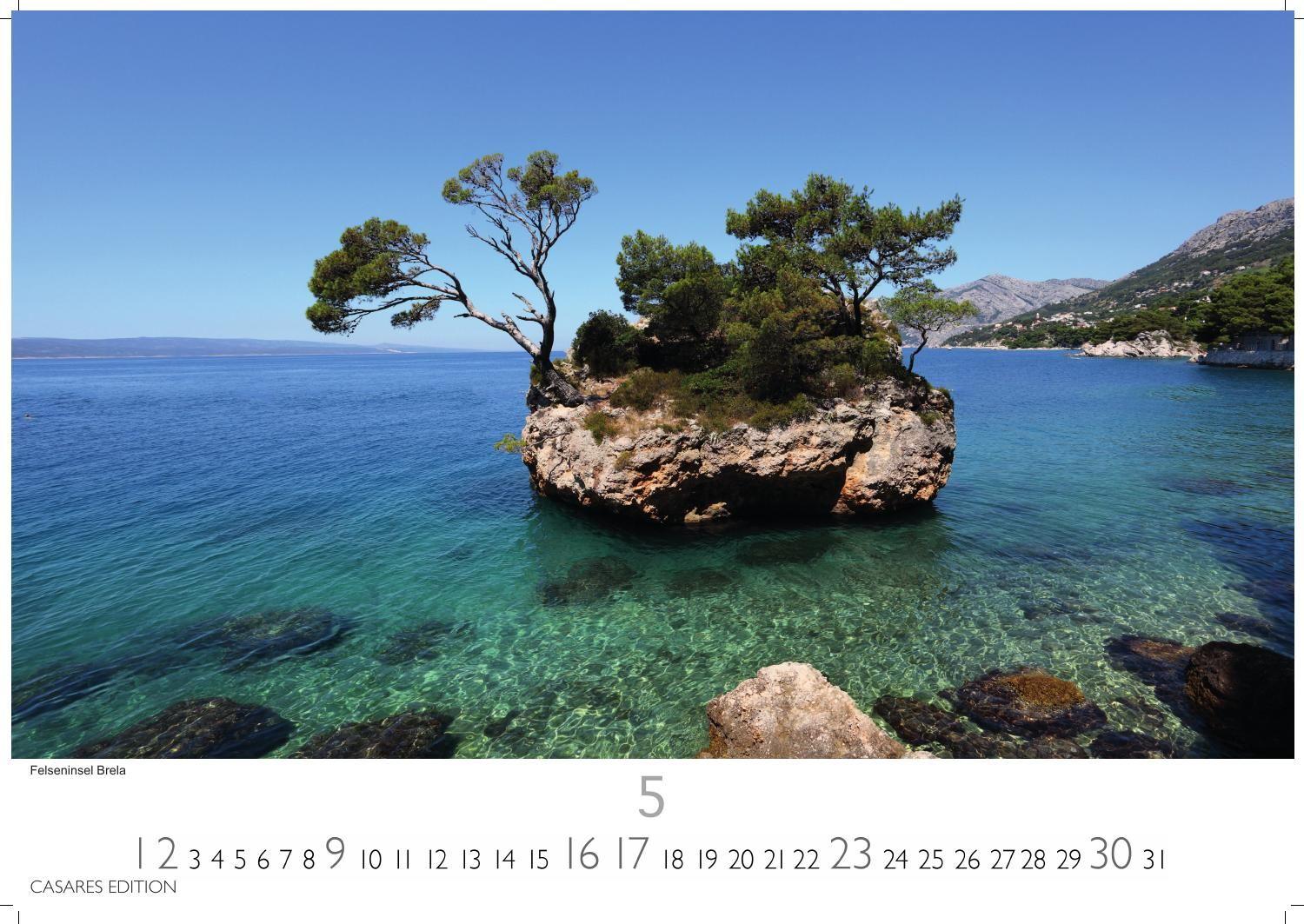 Beispielinhalt (Bild) Kroatien Kalender 2027 - Wandkalender | Fotokalender Südeuropa 50x35cm | Entdecken Sie den schönsten Winkel Kroatiens mit unserem Kalender