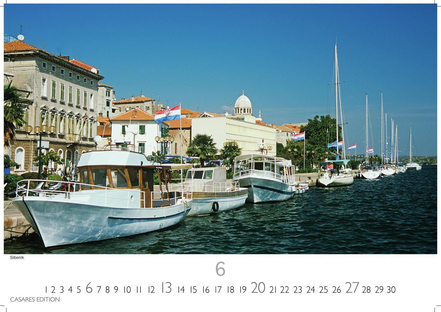 Beispielinhalt (Bild) Kroatien Kalender 2027 - Wandkalender | Fotokalender Südeuropa 50x35cm | Entdecken Sie den schönsten Winkel Kroatiens mit unserem Kalender