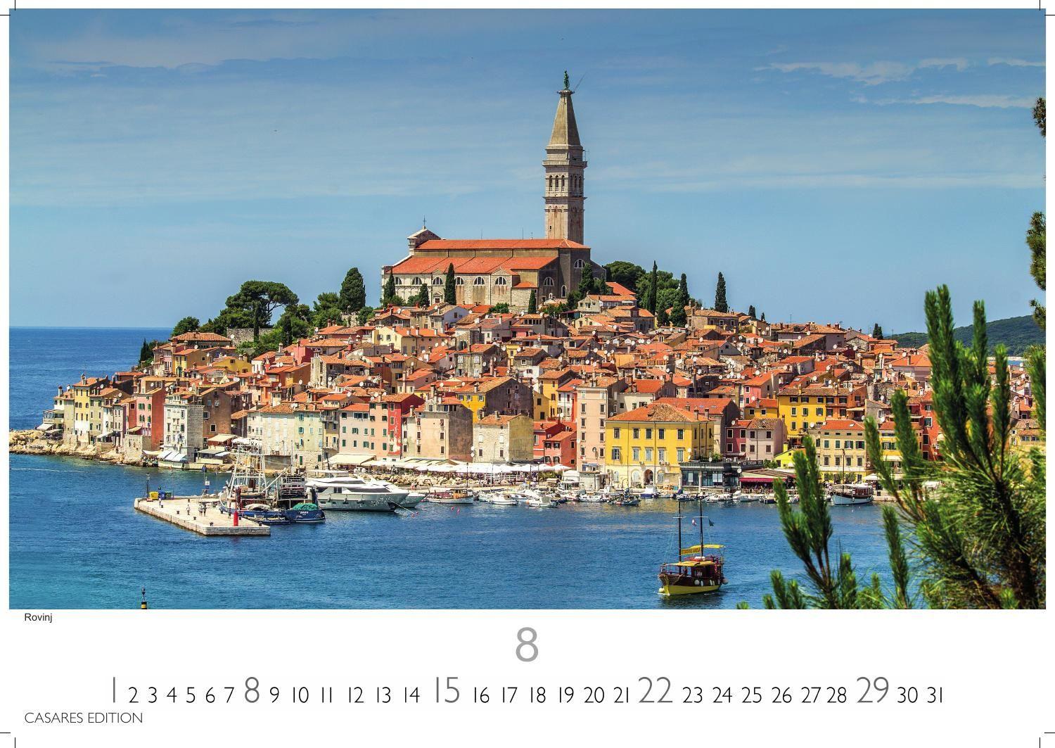 Beispielinhalt (Bild) Kroatien Kalender 2027 - Wandkalender | Fotokalender Südeuropa 50x35cm | Entdecken Sie den schönsten Winkel Kroatiens mit unserem Kalender