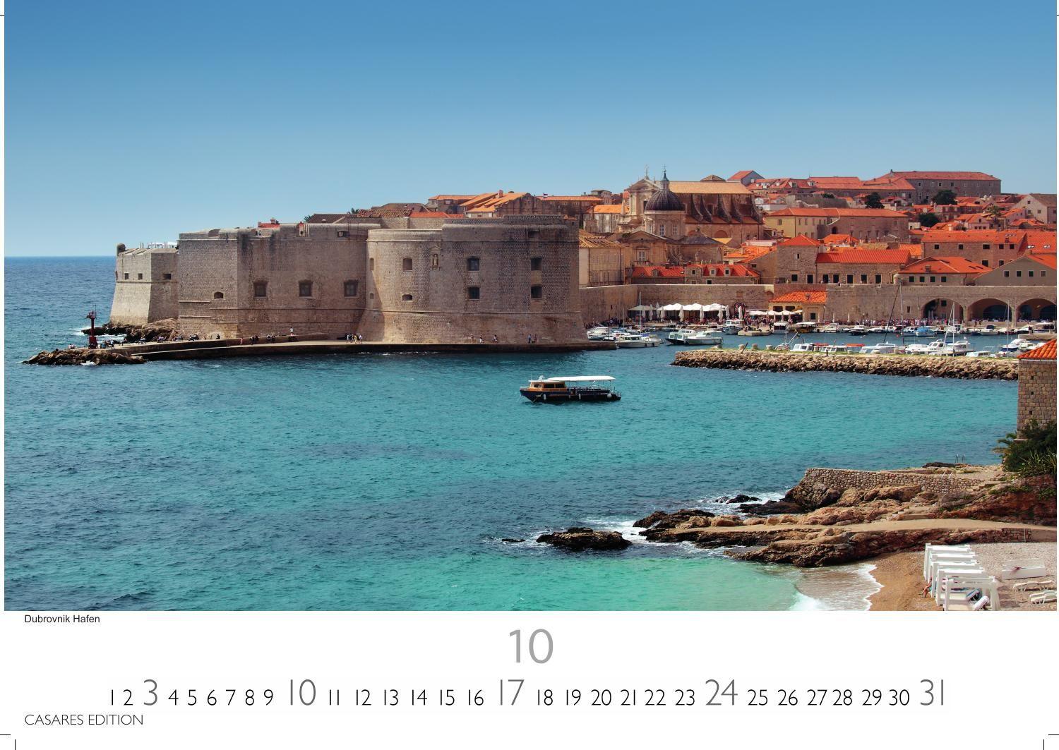 Beispielinhalt (Bild) Kroatien Kalender 2027 - Wandkalender | Fotokalender Südeuropa 50x35cm | Entdecken Sie den schönsten Winkel Kroatiens mit unserem Kalender