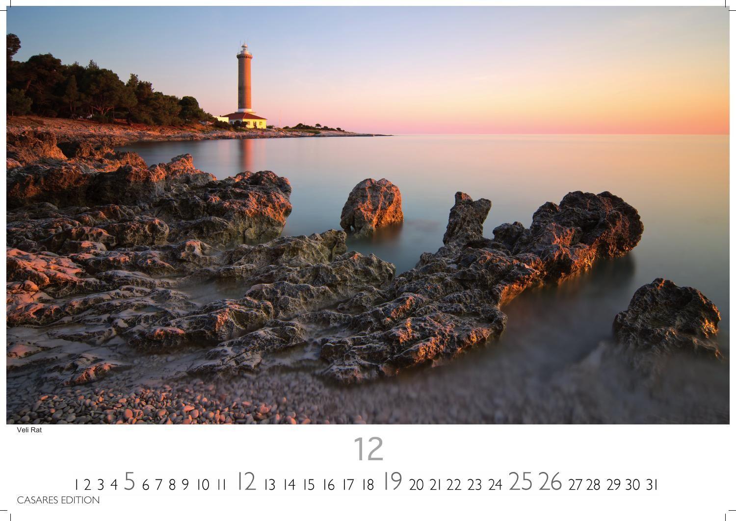 Beispielinhalt (Bild) Kroatien Kalender 2027 - Wandkalender | Fotokalender Südeuropa 50x35cm | Entdecken Sie den schönsten Winkel Kroatiens mit unserem Kalender