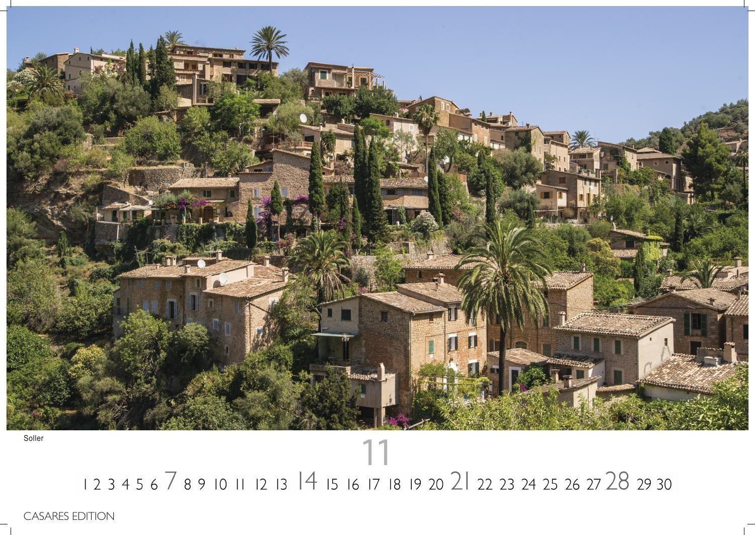 Beispielinhalt (Bild) Mallorca Kalender 2027 - Wandkalender | Fotokalender Spanien 35x50cm - Premium . mit 12 traumhaften Motiven der Baleareninsel