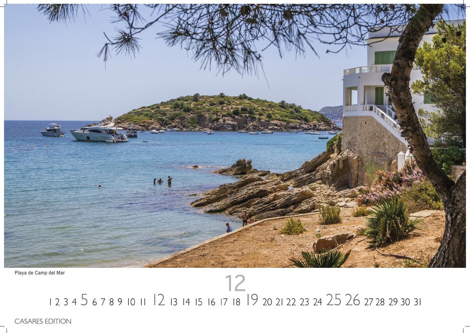 Beispielinhalt (Bild) Mallorca Kalender 2027 - Wandkalender | Fotokalender Spanien 35x50cm - Premium . mit 12 traumhaften Motiven der Baleareninsel