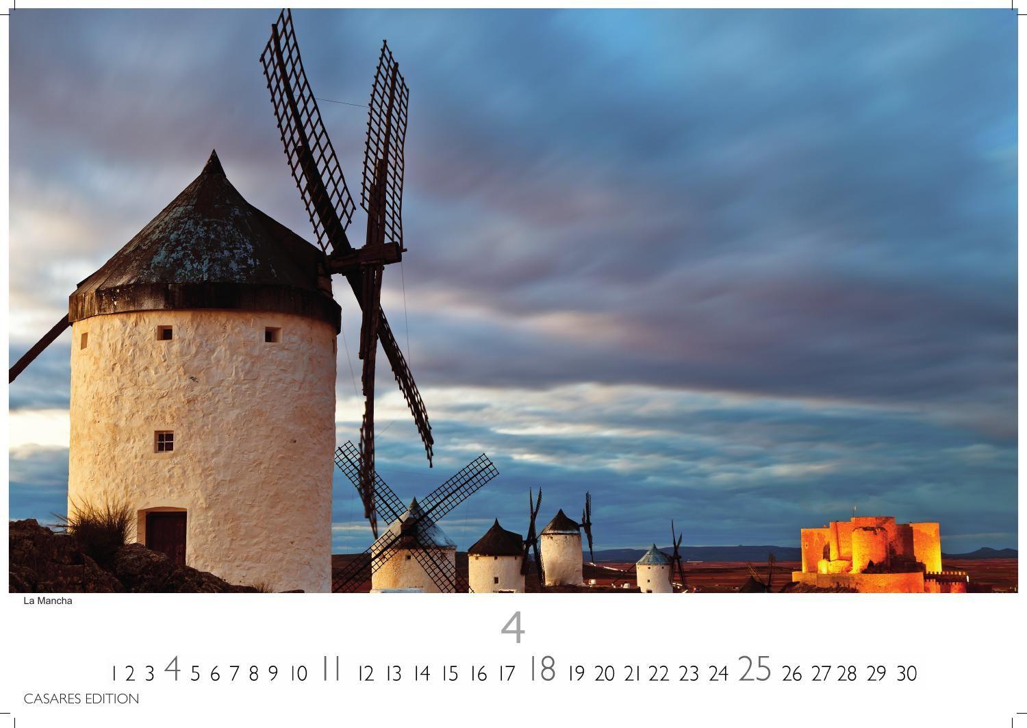 Beispielinhalt (Bild) Spanien Kalender 2027 - Wandkalender | Fotokalender Spanien 24x35 cm- Premium . mit 12 faszinierenden Fotos