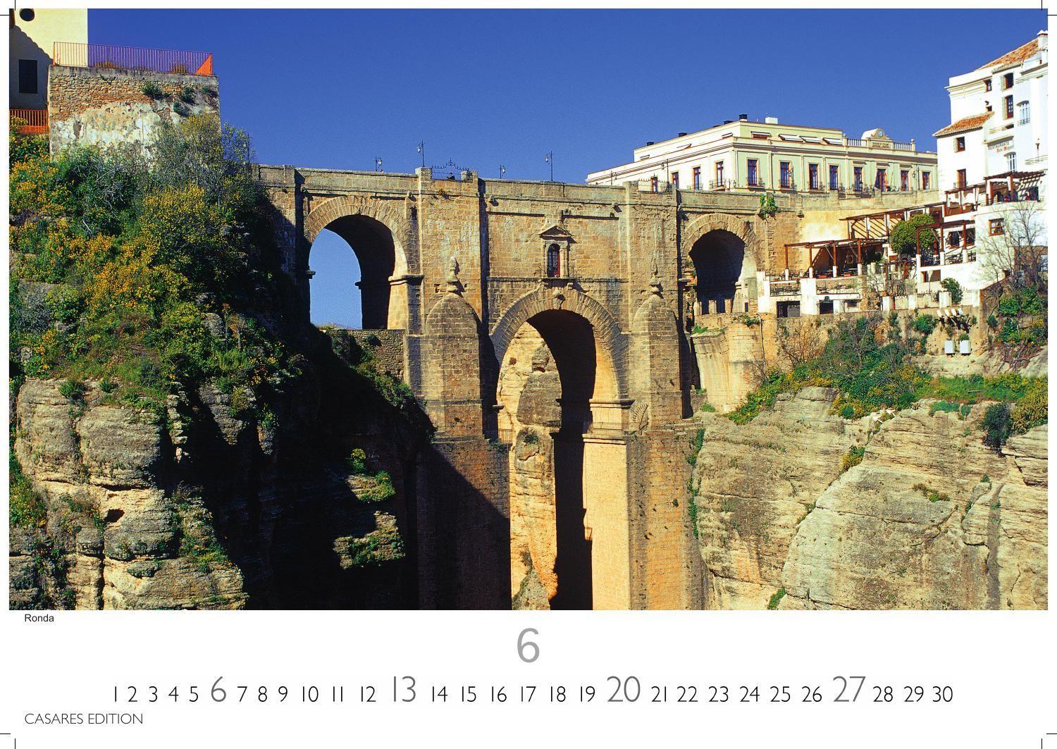 Beispielinhalt (Bild) Spanien Kalender 2027 - Wandkalender | Fotokalender Spanien 24x35 cm- Premium . mit 12 faszinierenden Fotos