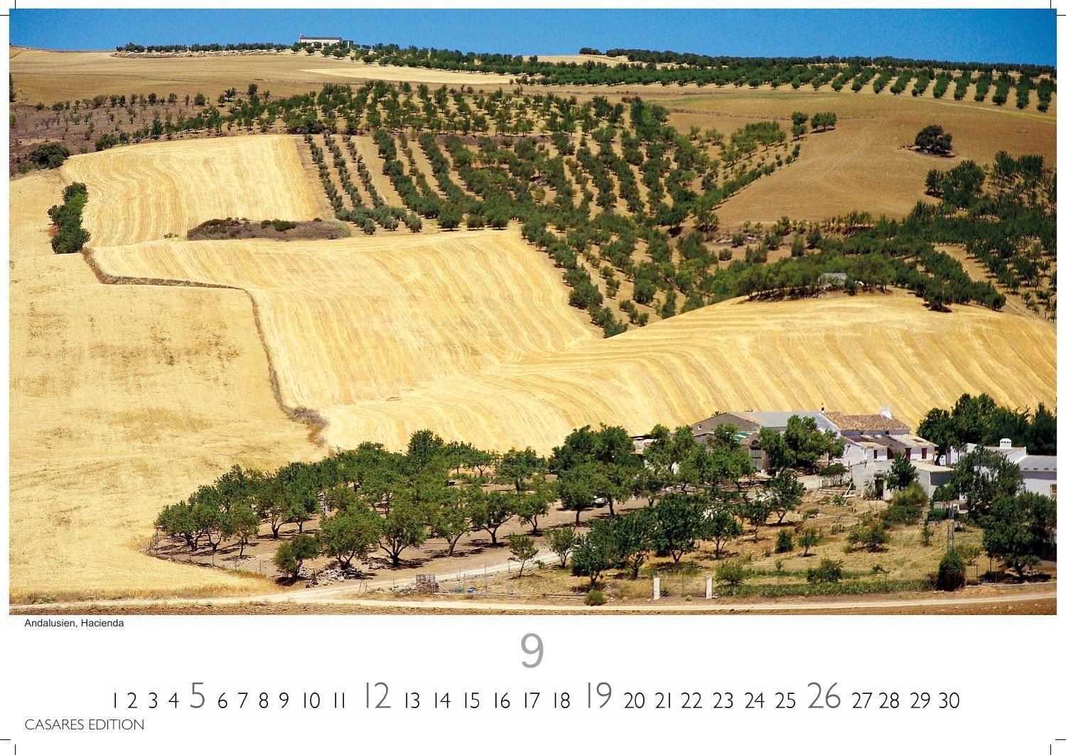 Beispielinhalt (Bild) Spanien Kalender 2027 - Wandkalender | Fotokalender Spanien 24x35 cm- Premium . mit 12 faszinierenden Fotos