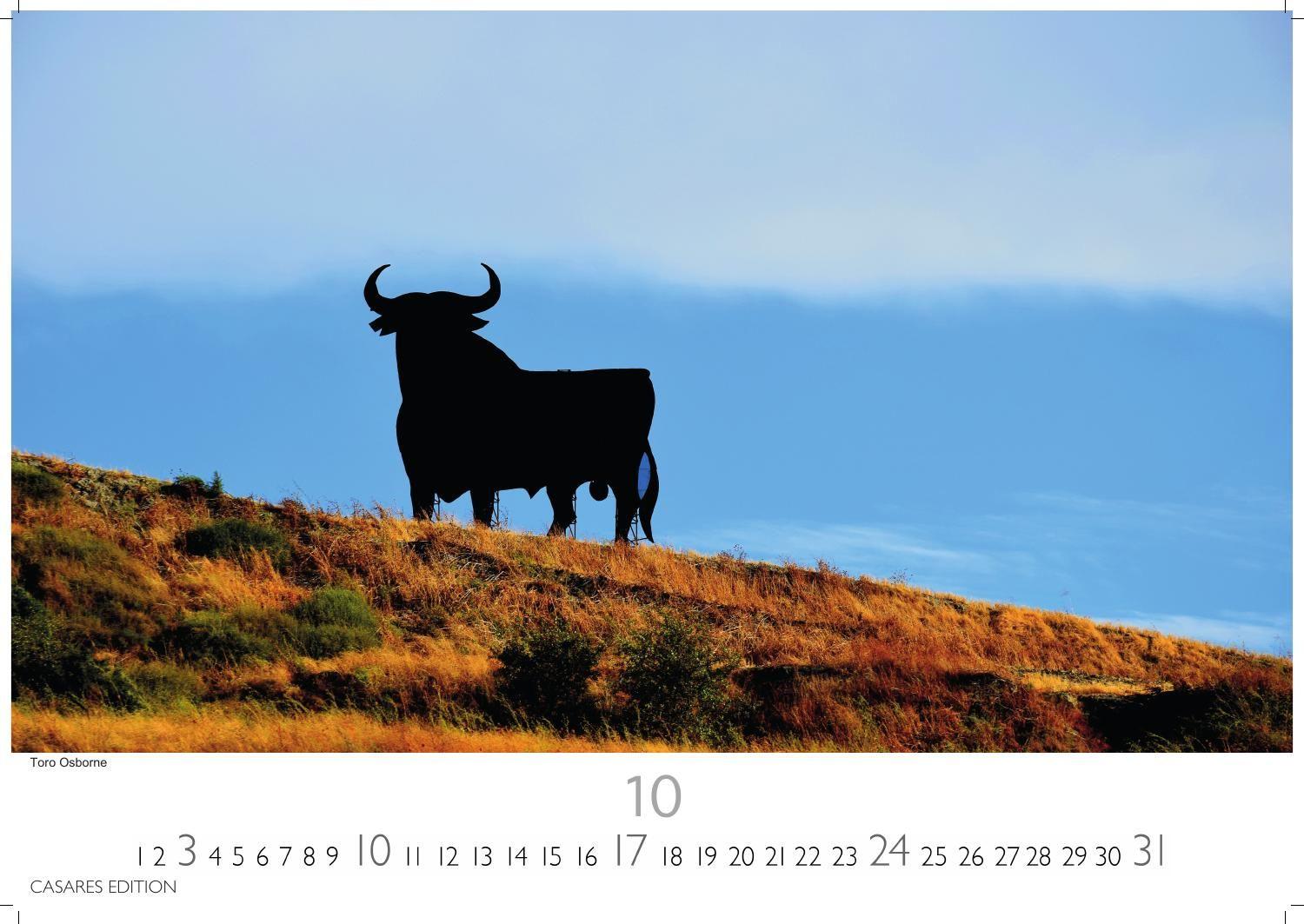 Beispielinhalt (Bild) Spanien Kalender 2027 - Wandkalender | Fotokalender Spanien 24x35 cm- Premium . mit 12 faszinierenden Fotos