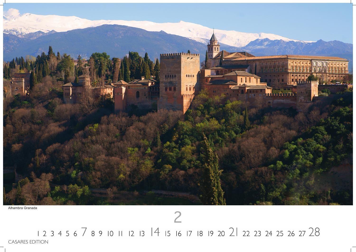 Beispielinhalt (Bild) Spanien Kalender 2027 - Wandkalender | Fotokalender Spanien 24x35 cm- Premium . mit 12 faszinierenden Fotos