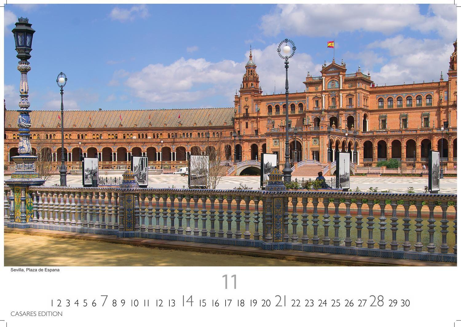 Beispielinhalt (Bild) Spanien Kalender 2027 - Wandkalender | Fotokalender Spanien 24x35 cm- Premium . mit 12 faszinierenden Fotos