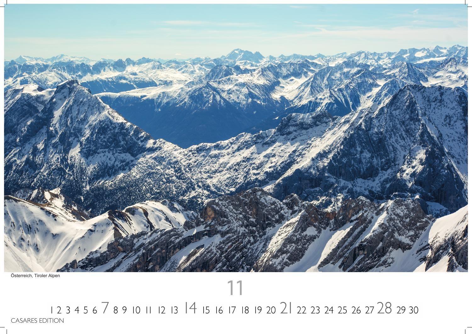 Beispielinhalt (Bild) Alpen Kalender 2027 - Wandkalender | Fotokalender | Alpenkalender | Alpenländer 24x35cm - Hochwertiger . mit atemberaubenden Bergmotiven, Perfekt für Naturliebhaber & Bergfans"
