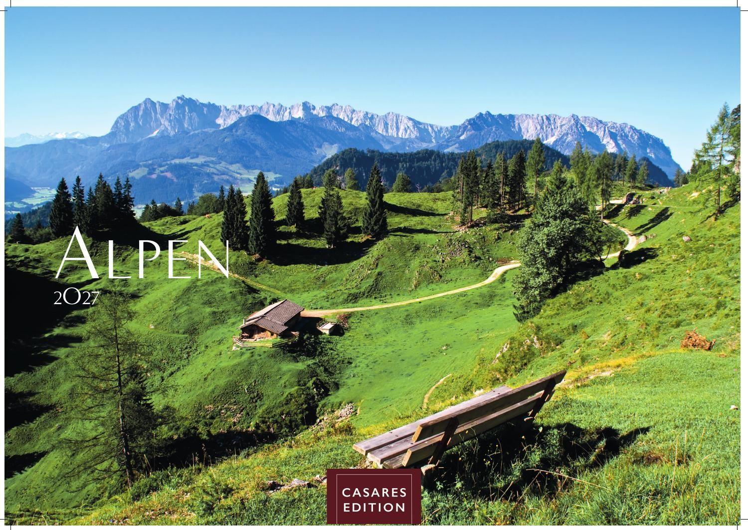Vorderes Coverbild Alpen Kalender 2027 - Wandkalender | Fotokalender | Alpenkalender | Alpenländer 24x35cm - Hochwertiger . mit atemberaubenden Bergmotiven, Perfekt für Naturliebhaber & Bergfans"