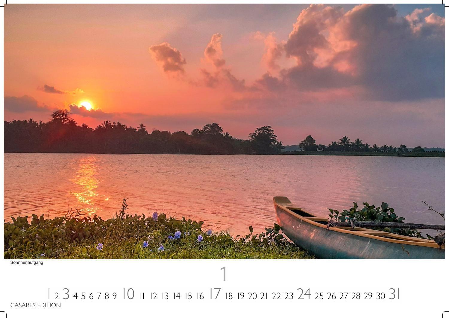 Beispielinhalt (Bild) Sri Lanka Kalender 2027 - Wandkalender | Fotokalender Asien 24x35cm - Hochwertiger für 2027 - mit atemberaubenden Fotos von Sri Lanka, perfekt für Sri Lanka -Liebhaber