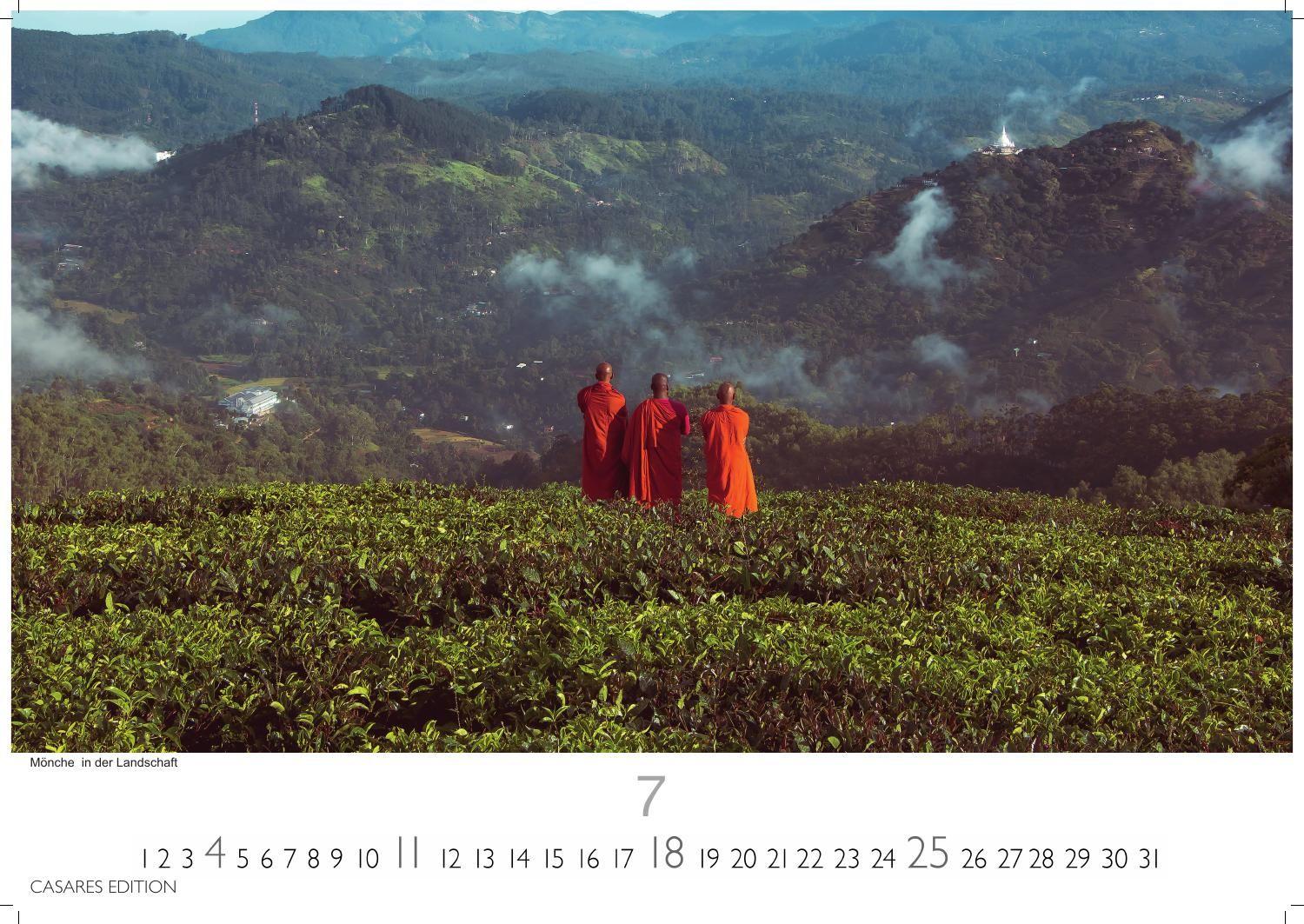 Beispielinhalt (Bild) Sri Lanka Kalender 2027 - Wandkalender | Fotokalender Asien 24x35cm - Hochwertiger für 2027 - mit atemberaubenden Fotos von Sri Lanka, perfekt für Sri Lanka -Liebhaber