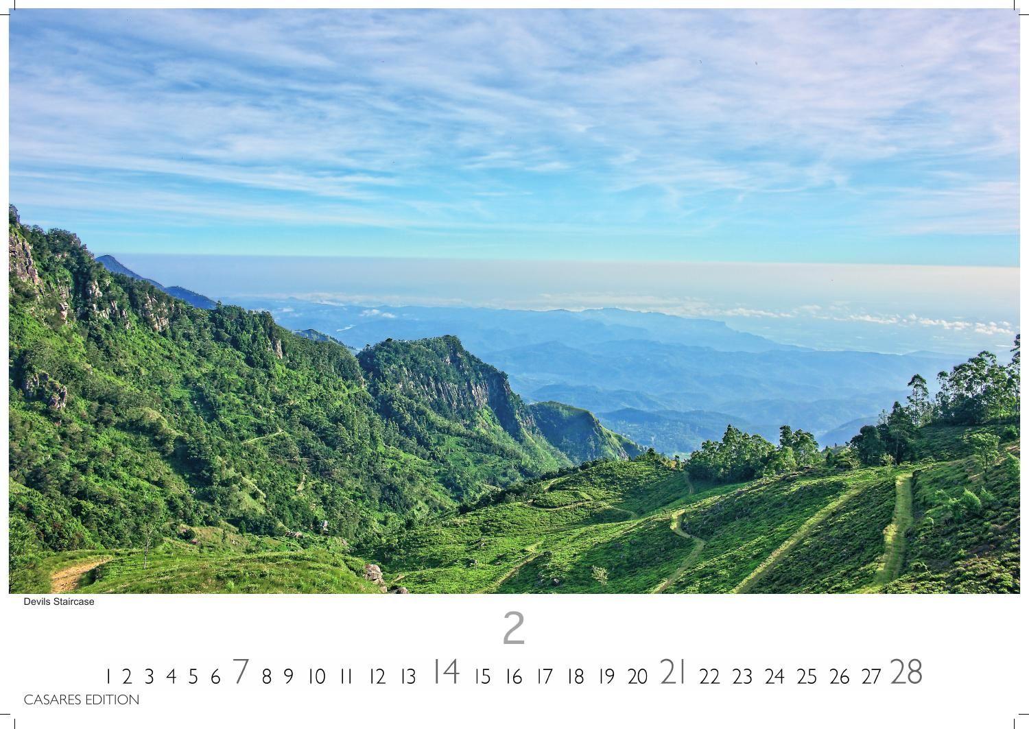 Beispielinhalt (Bild) Sri Lanka Kalender 2027 - Wandkalender | Fotokalender Asien 24x35cm - Hochwertiger für 2027 - mit atemberaubenden Fotos von Sri Lanka, perfekt für Sri Lanka -Liebhaber